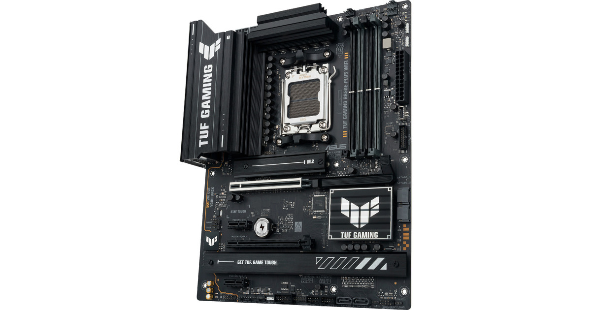 ASUSTUF GAMING B650E-PLUS WIFI socket AM5 moederbord  (Zwart, RAID, 2,5Gb-LAN, WLAN, BT, Sound, ATX)