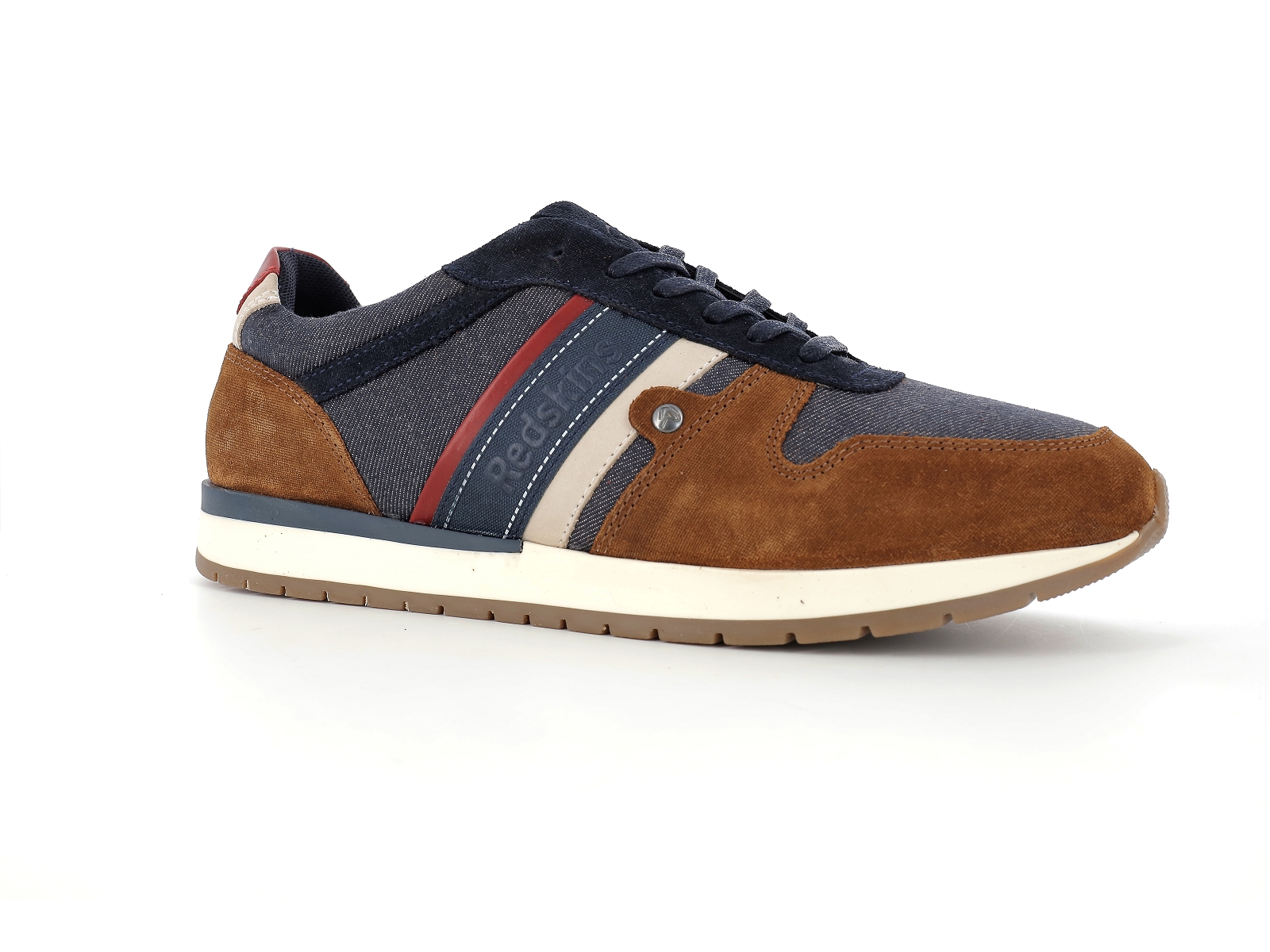 Redskins-VERIDIC Matières combinées Marron Bleu