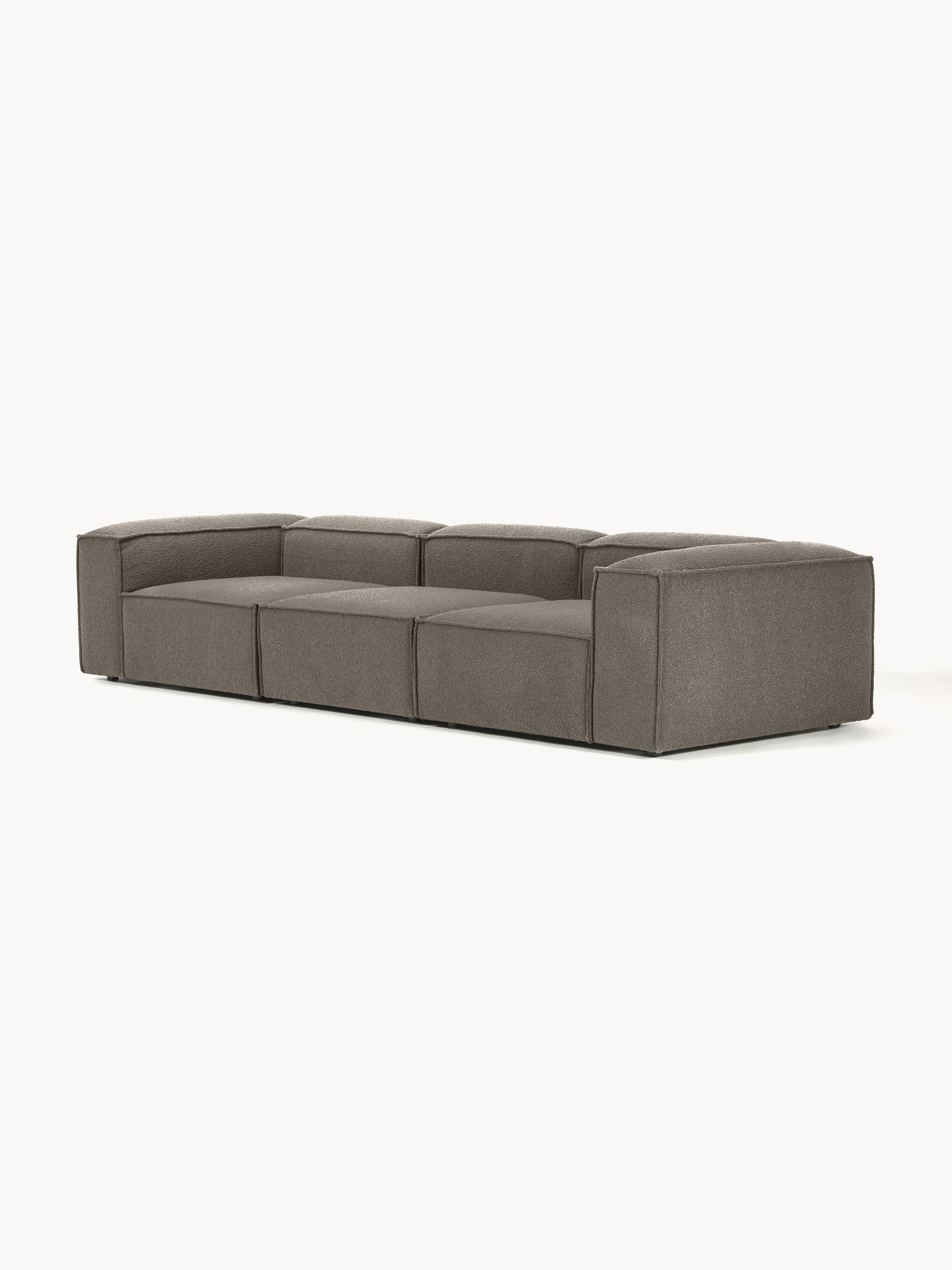 Modulaire bank Lennon (4-zits) uit bouclé