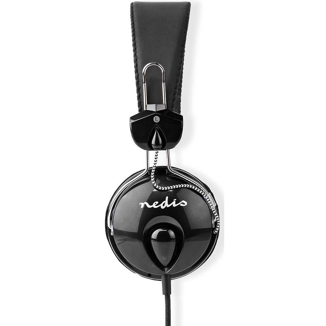 Nedis HPWD1104BK on-ear koptelefoon 3.5 mm zwart
