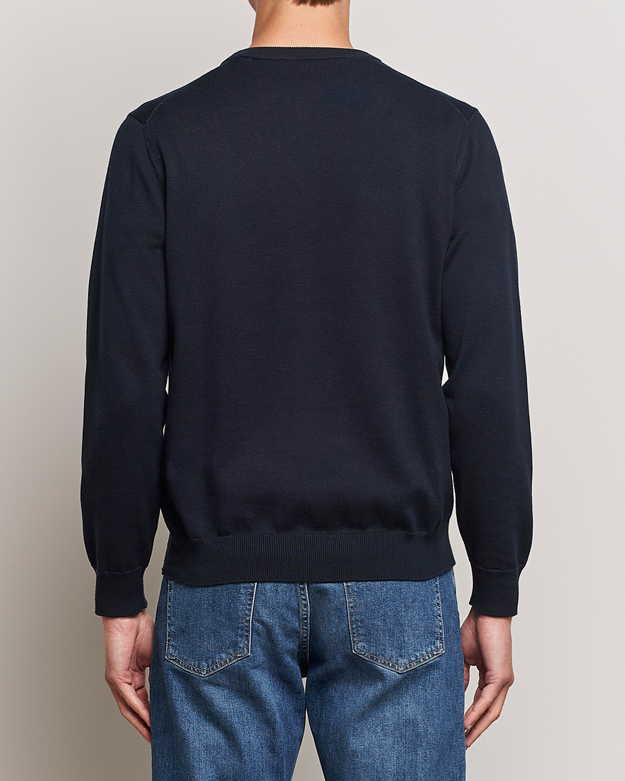 GANT Classic Cotton Crew Neck Evening Blue