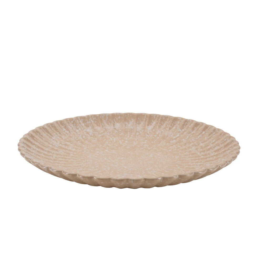 Bahne Interior  Clam middagstallerken, creme - Ø26 cm.