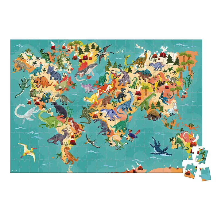 Janod Puzzle éducatif Les Dinosaures - 200 pièces