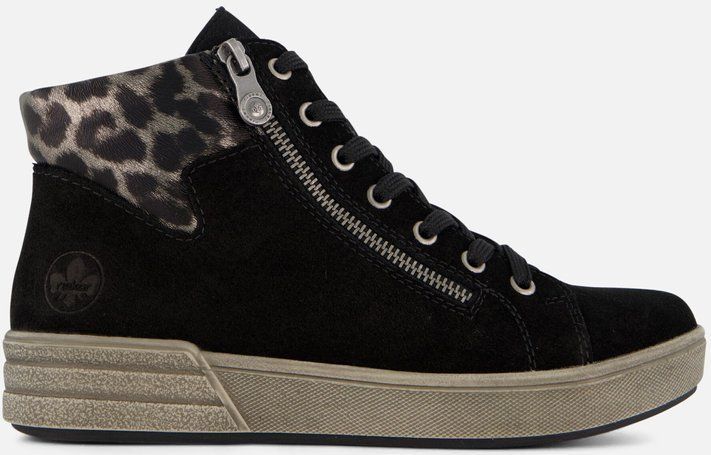 Rieker - Veterboots - Suede - Vegan - Textiel Voering