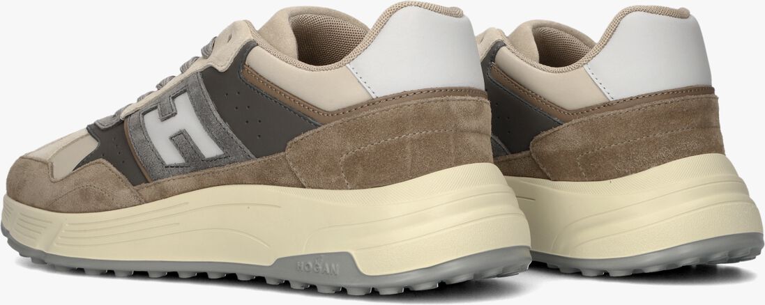 beige hogan lage sneakers hyperlight allacciato h