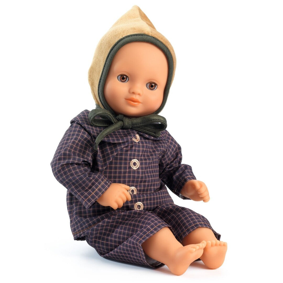 Djeco poppenkledingset pomea - ambre - 32 cm