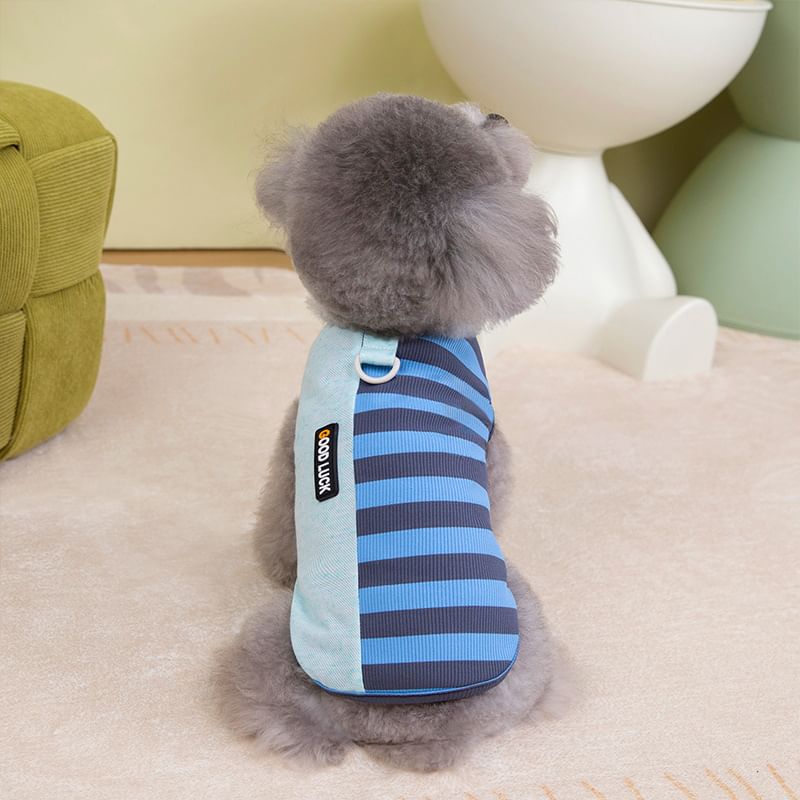 Cissilli - Gestreept Paneel Pet Top