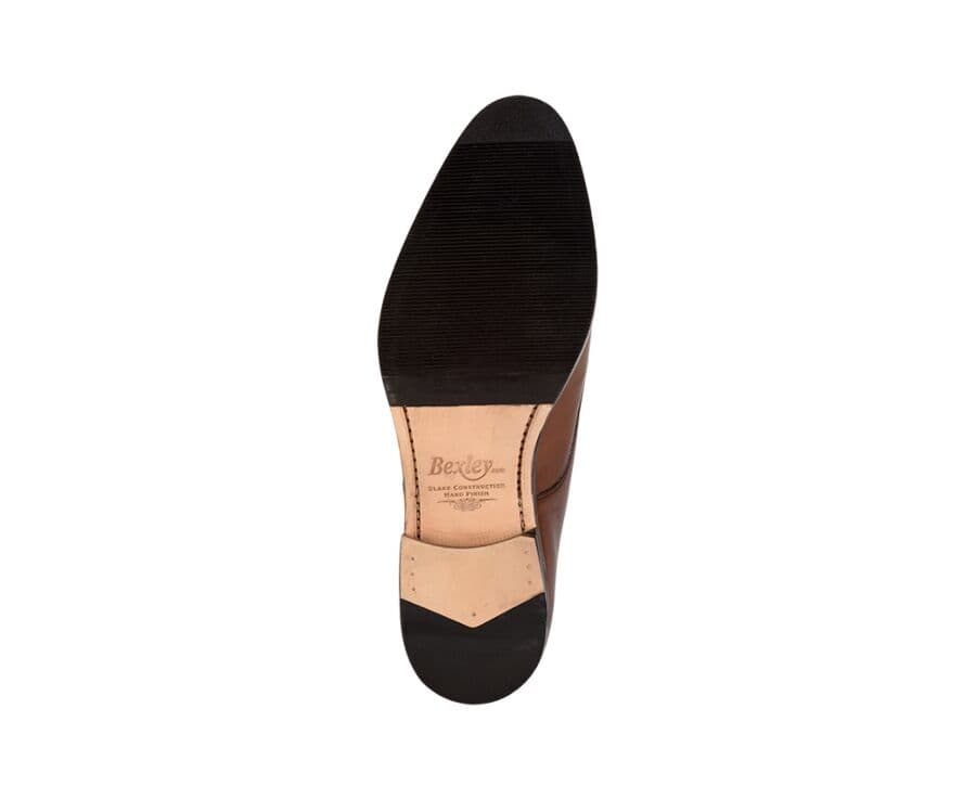 Derbies homme Châtaigne semelle cuir avec patin - MAYFAIR CLASSIC PATIN