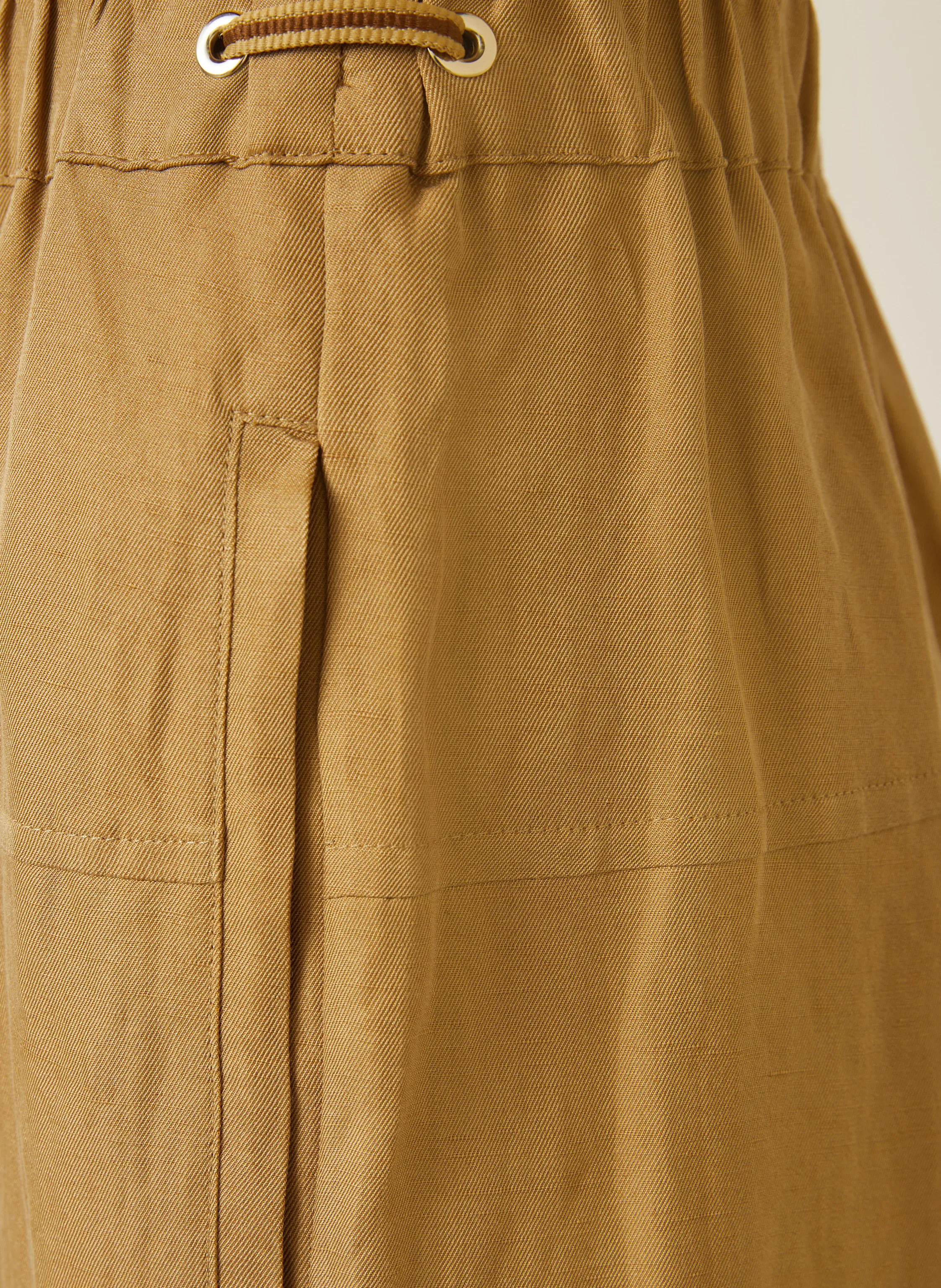 Max Mara Marlenehose ONORE mit Leinen und Seide