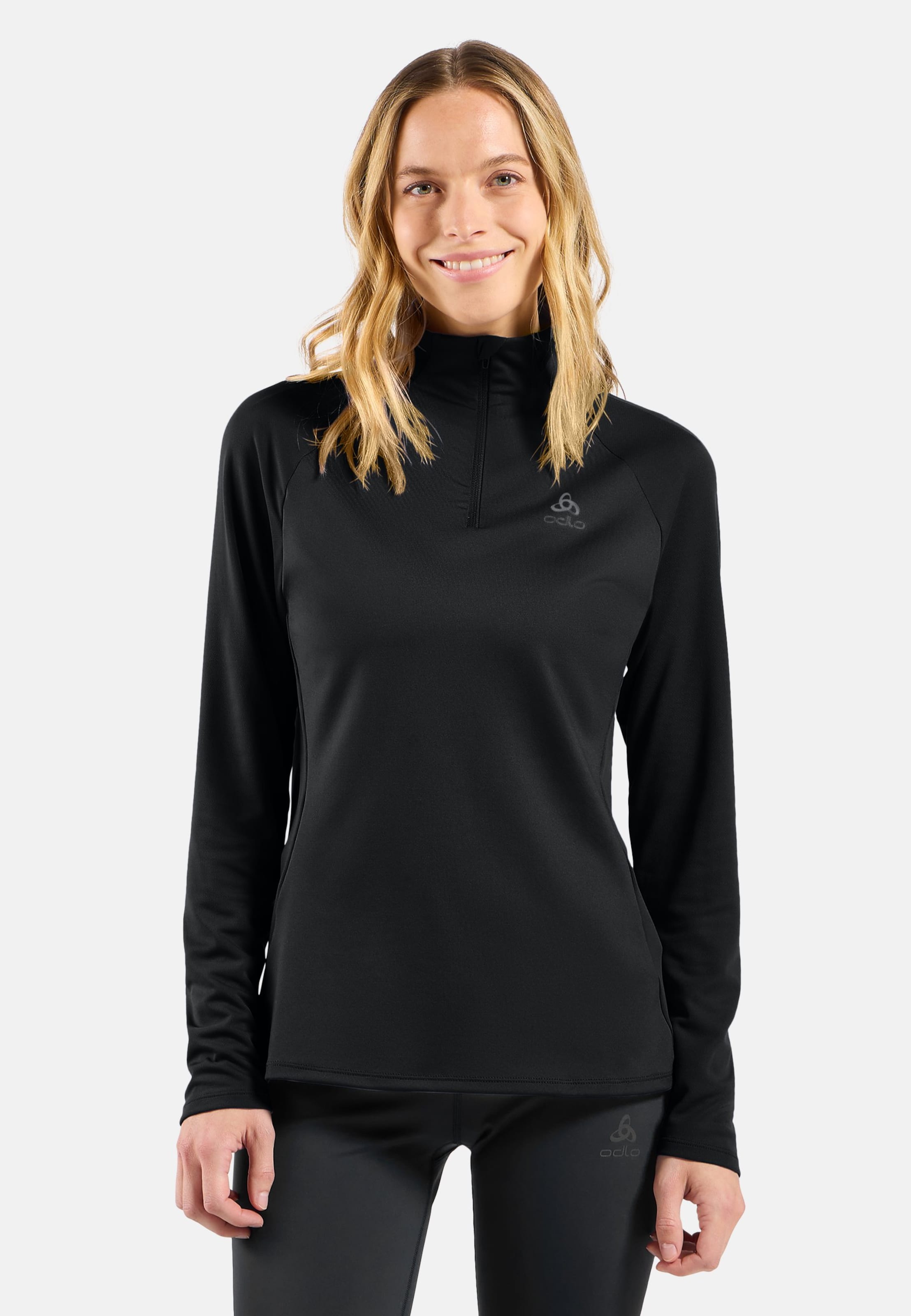 Essentials Ceramiwarm Mid Layer mit Halbreissverschluss in black