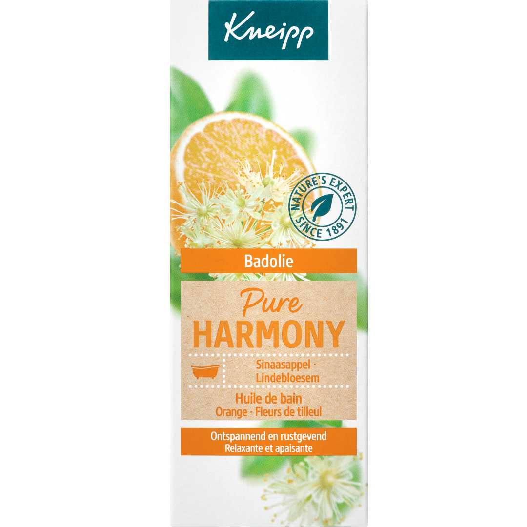 Kneipp Badolie oranje lindebloesem pure harmony (100 ml)