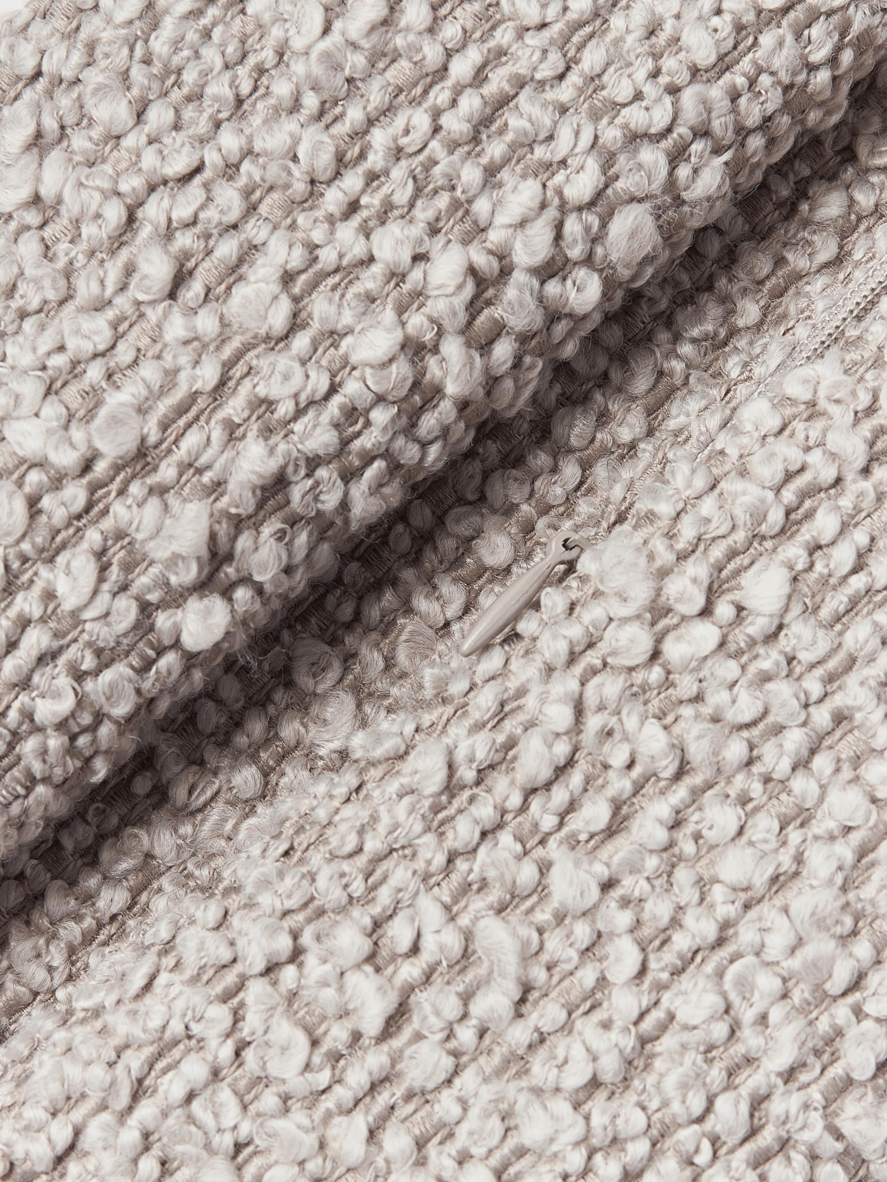 Bouclé kussenhoes Bellamie