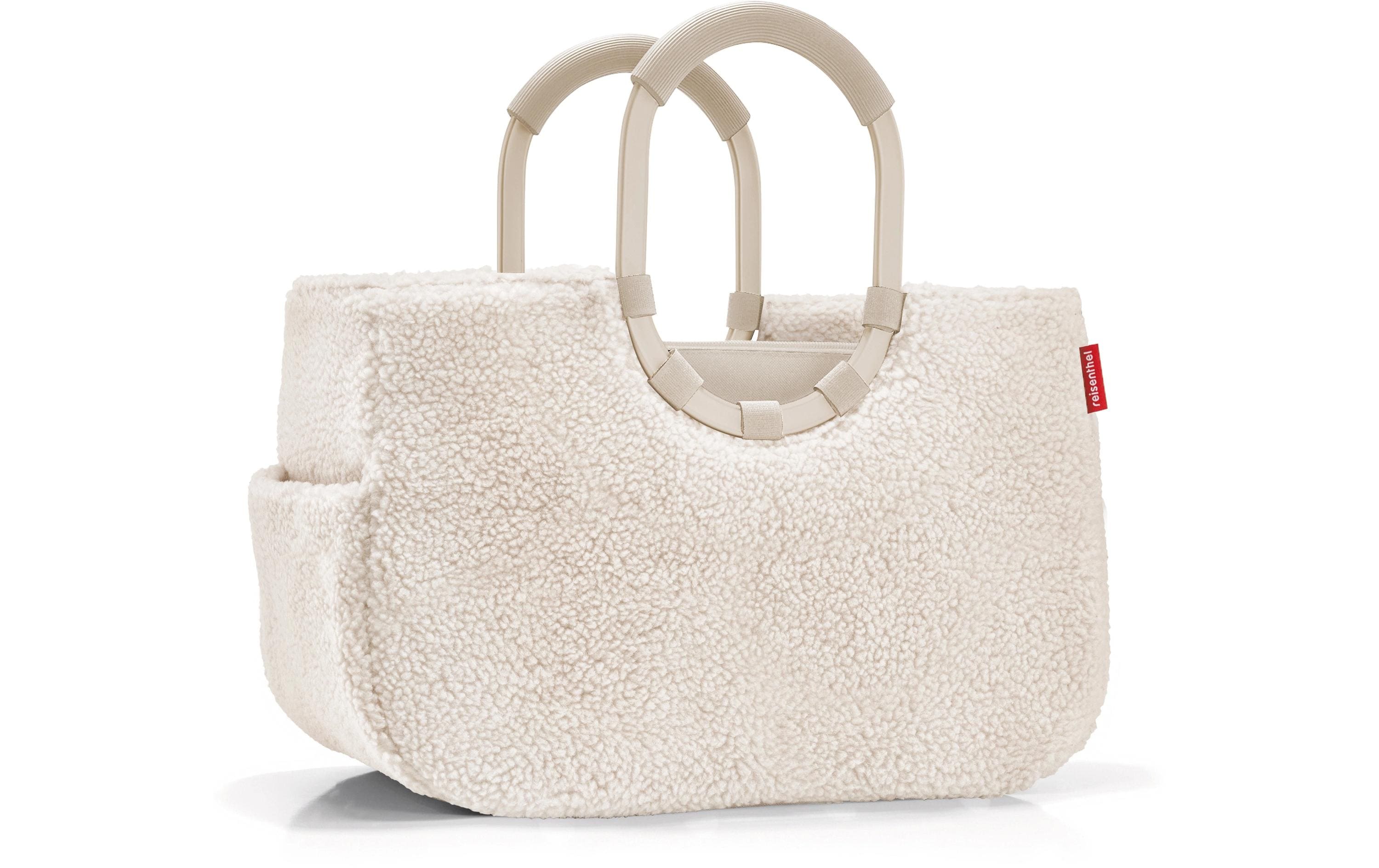 Einkaufskorb loopshopper M Frame Teddy SandElegante Einkaufstasche