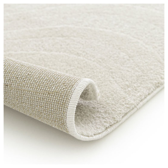 Tapis intérieur - nazaré - lignes écru et beige naturel - 80 x 150 cm