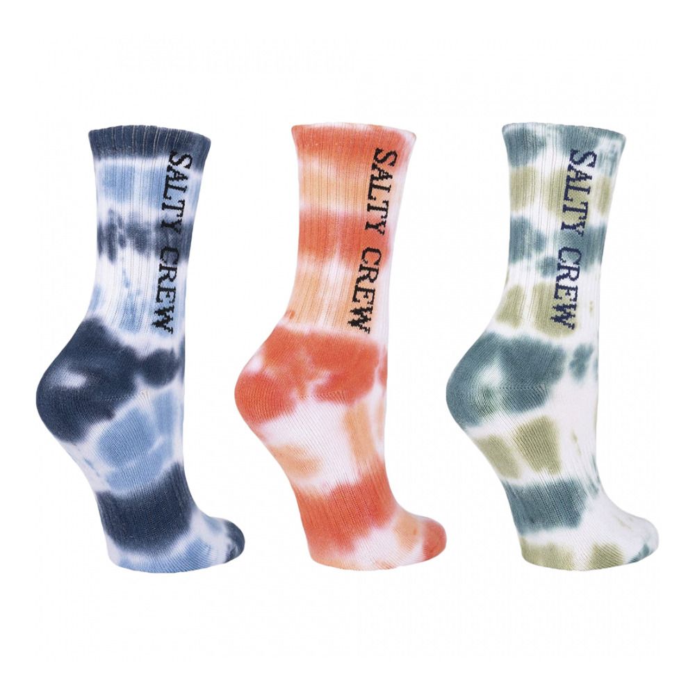 Salty Crew SALTY STRIPE - Chaussettes x3 Femme assorted