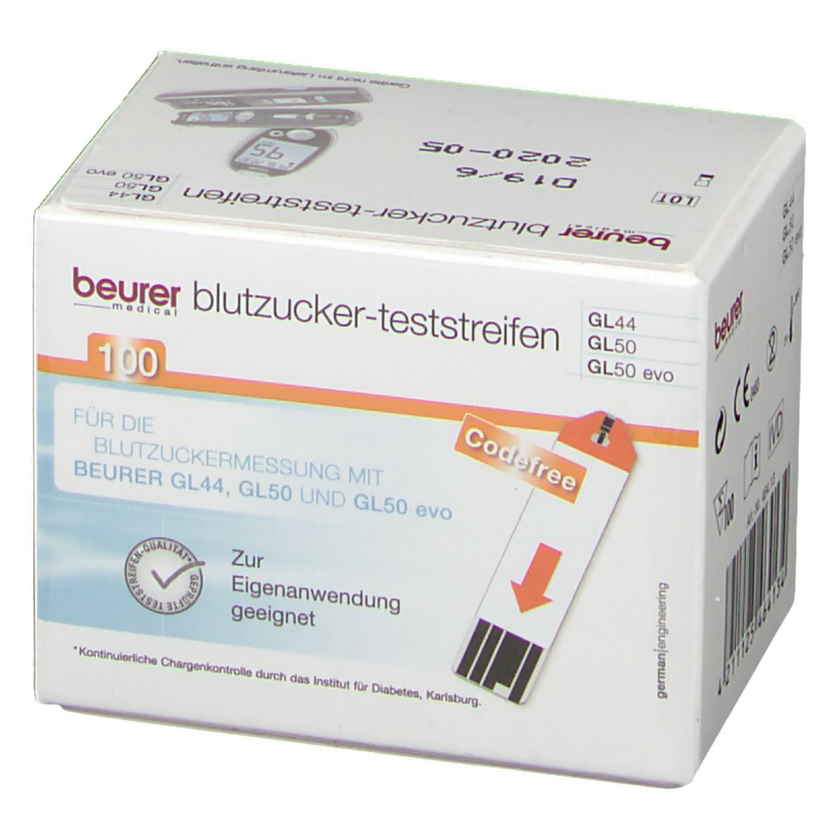 beurer Blutzucker Teststreifen GL 44/50