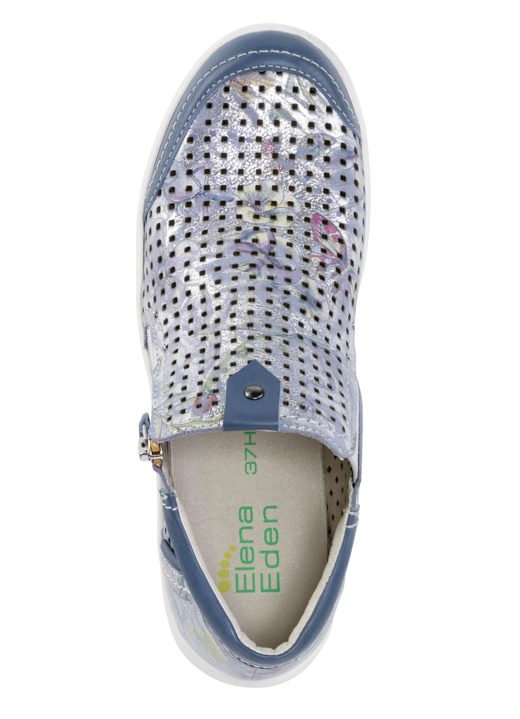 ELENA EDEN Bootie aus zart schimmerndem Rind-Nubukleder