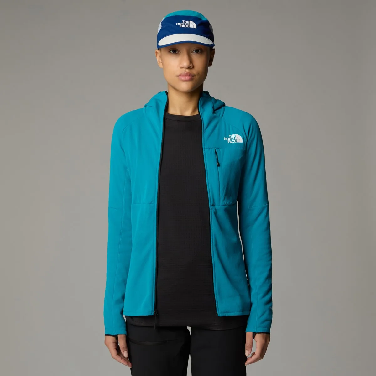 The North Face W Summit Futurefleece Fz Hoodie Deep Teal