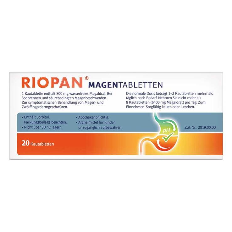 Riopan Magen Tabletten Kautabletten, 20 St
