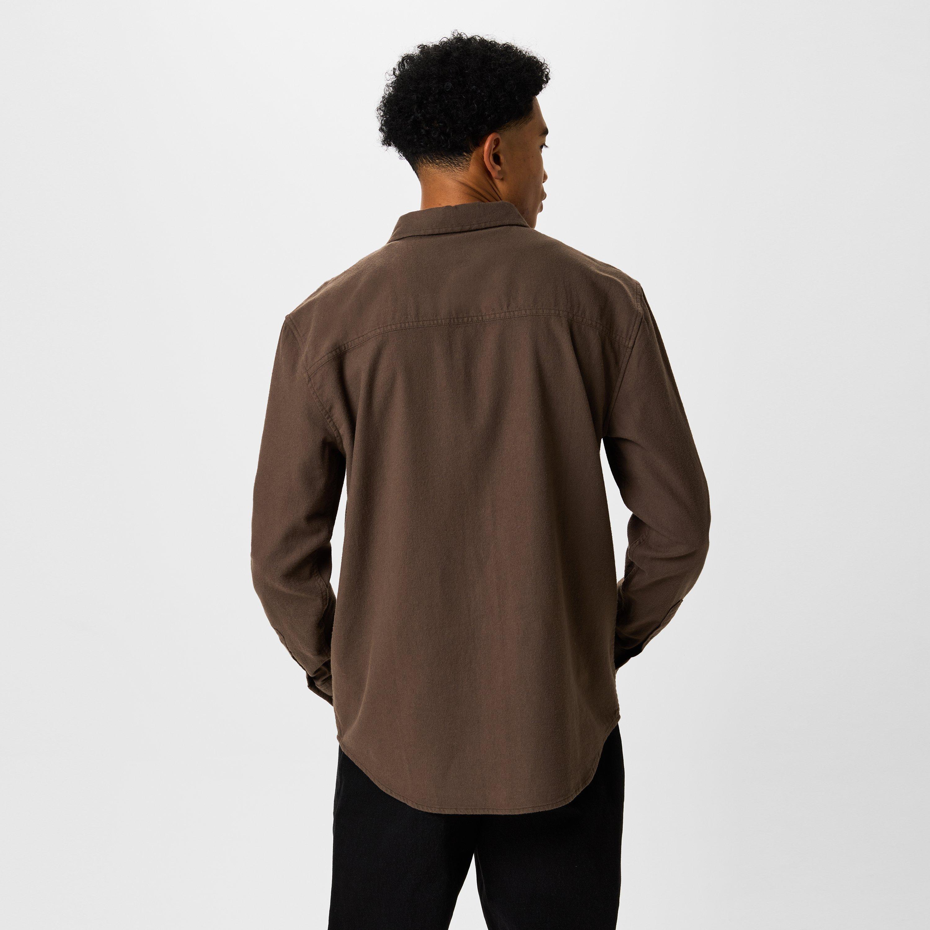 Jack Wills JW Plain Flannel Shirt Mens