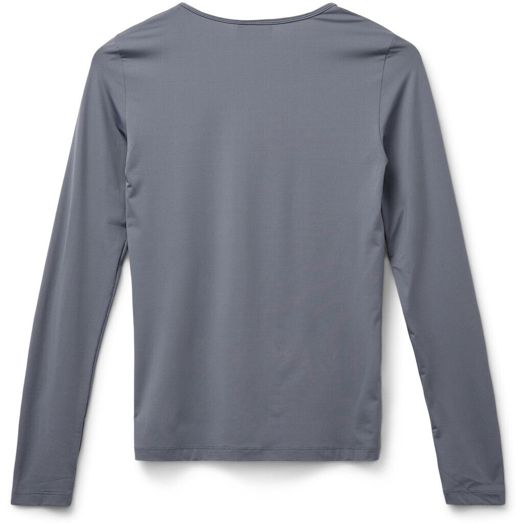 BLANCHE  Comfy-BL langærmet t-shirt - Grisaille