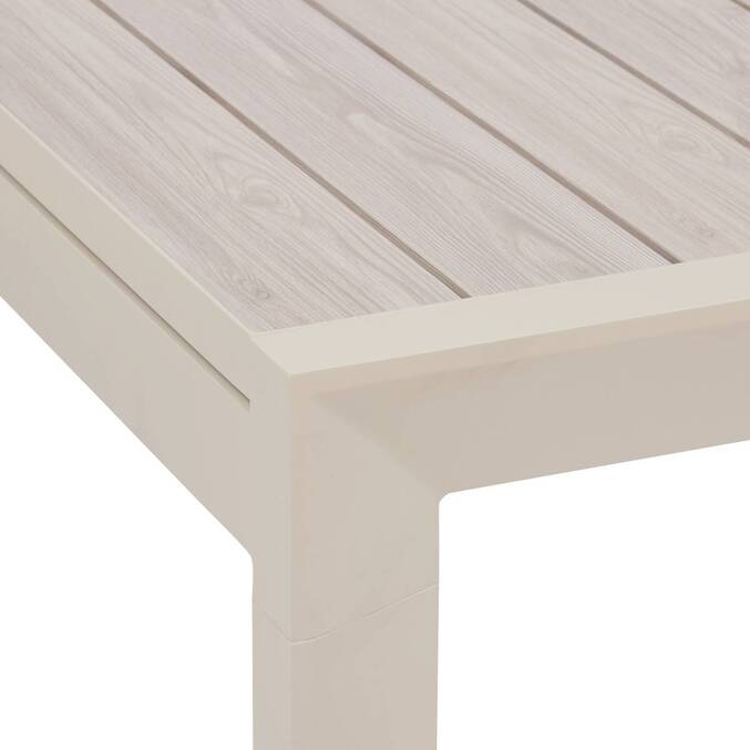 Table de jardin extensible rectangulaire EVASION Lin / Argile