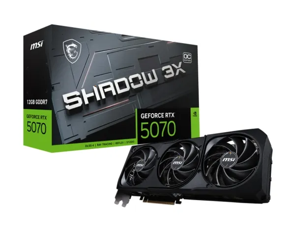 MSI GeForce RTX 5070 12GB SHADOW 3X OC