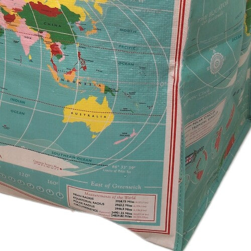 Rex london jumbo opbergtas world map