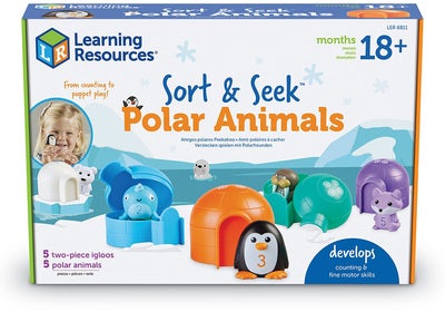 Learning Resources Leketøyspakke Sort & Seek Polar Animals