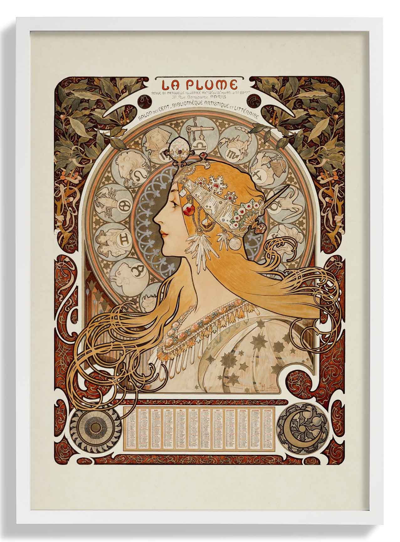 La Plume von Alphonse Mucha