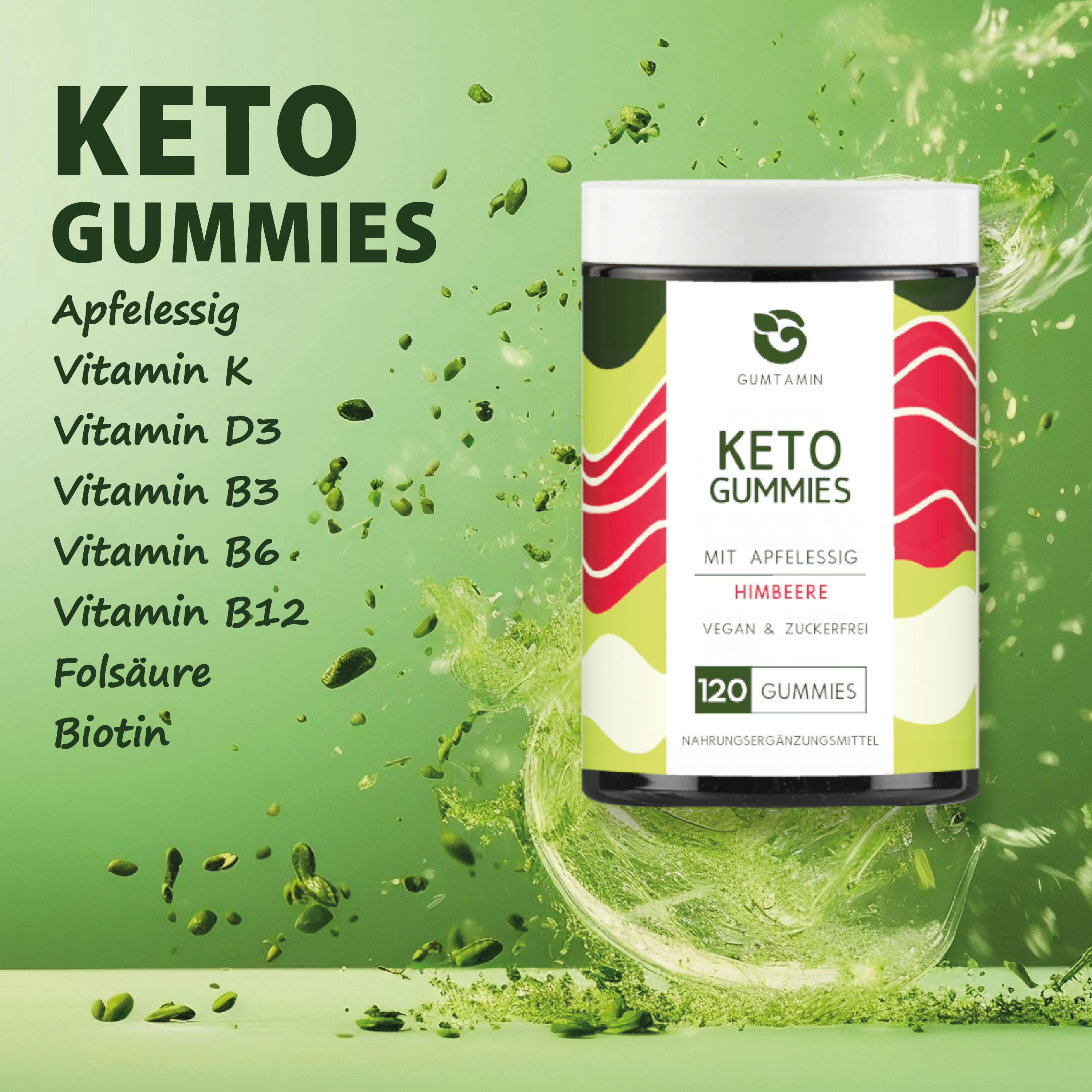 Keto Gummies mit Apfelessig | Gumtamin