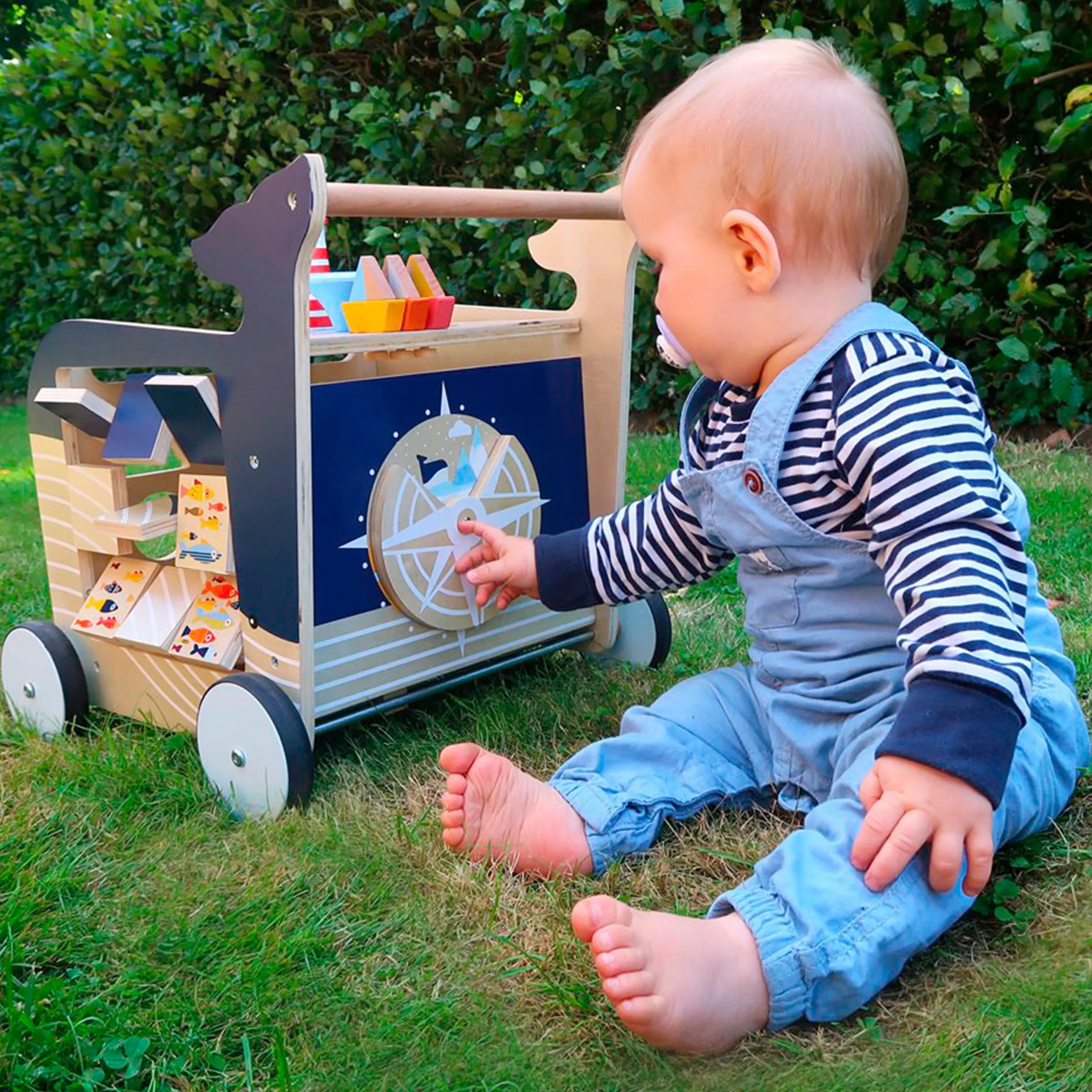 small foot Lauflernwagen Wal
