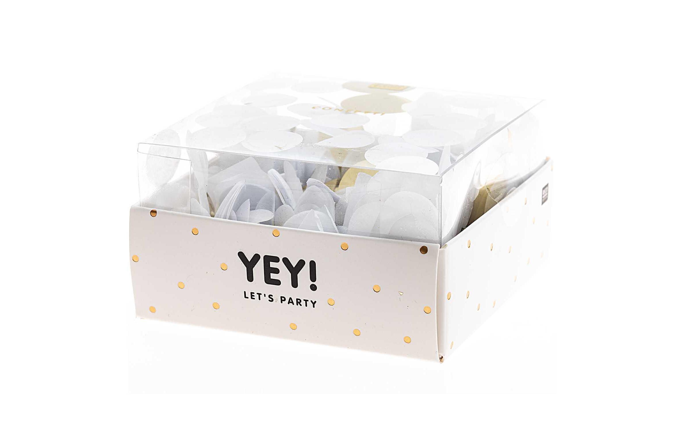 Streudeko 20 g Konfetti, Weiss MixKreativ mit Rico Design