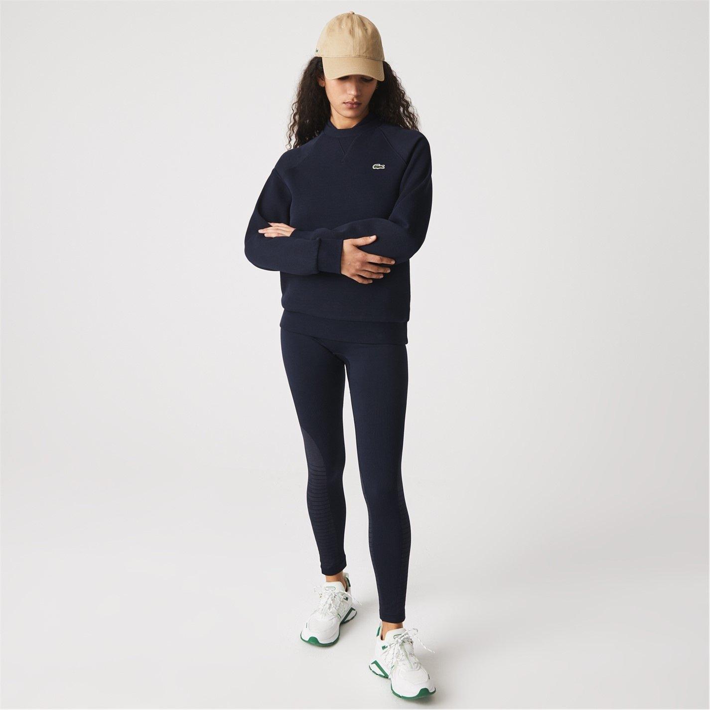 Lacoste Pique Crew Sweatshirt