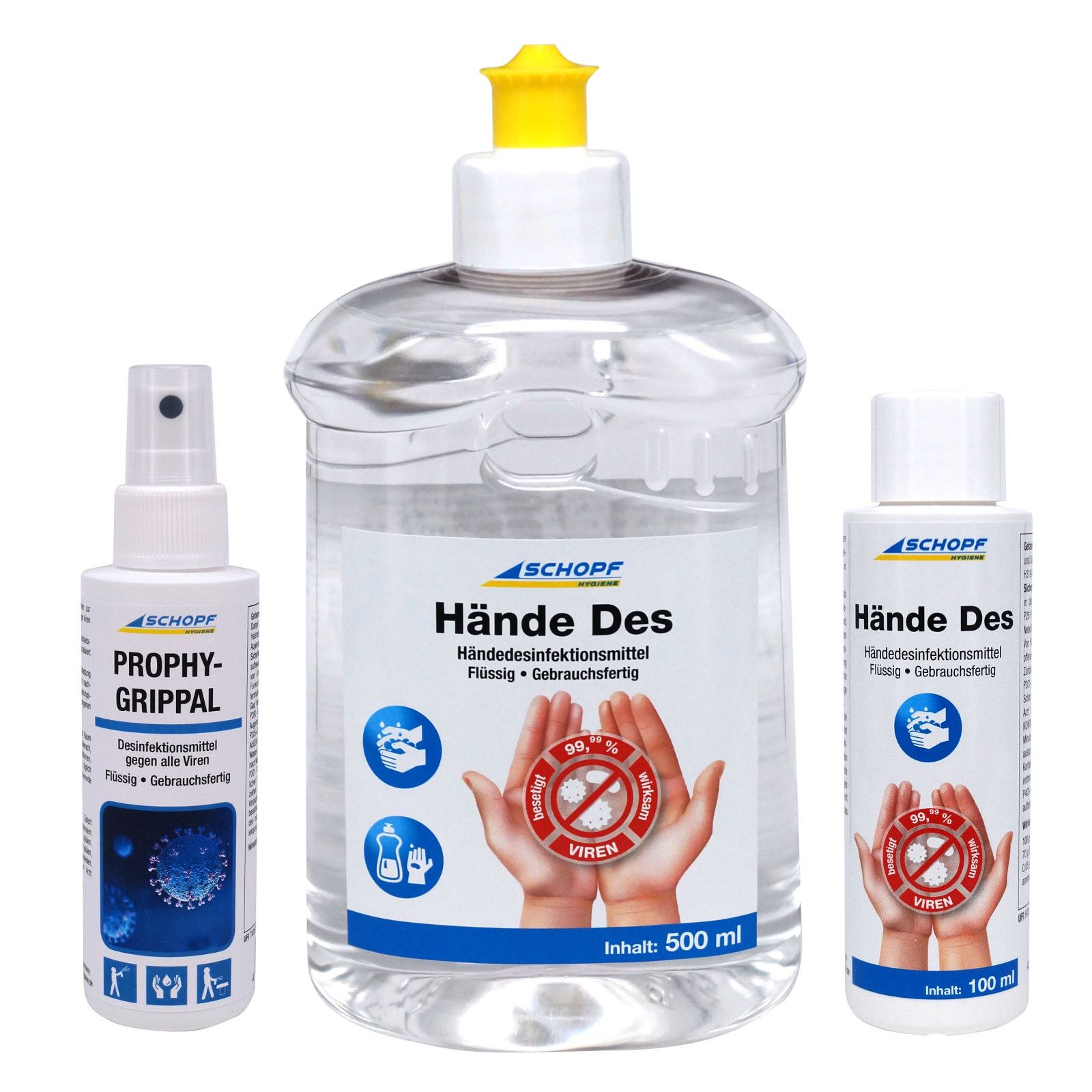 Schopf Desinfektions-Set für Hände & Flächen