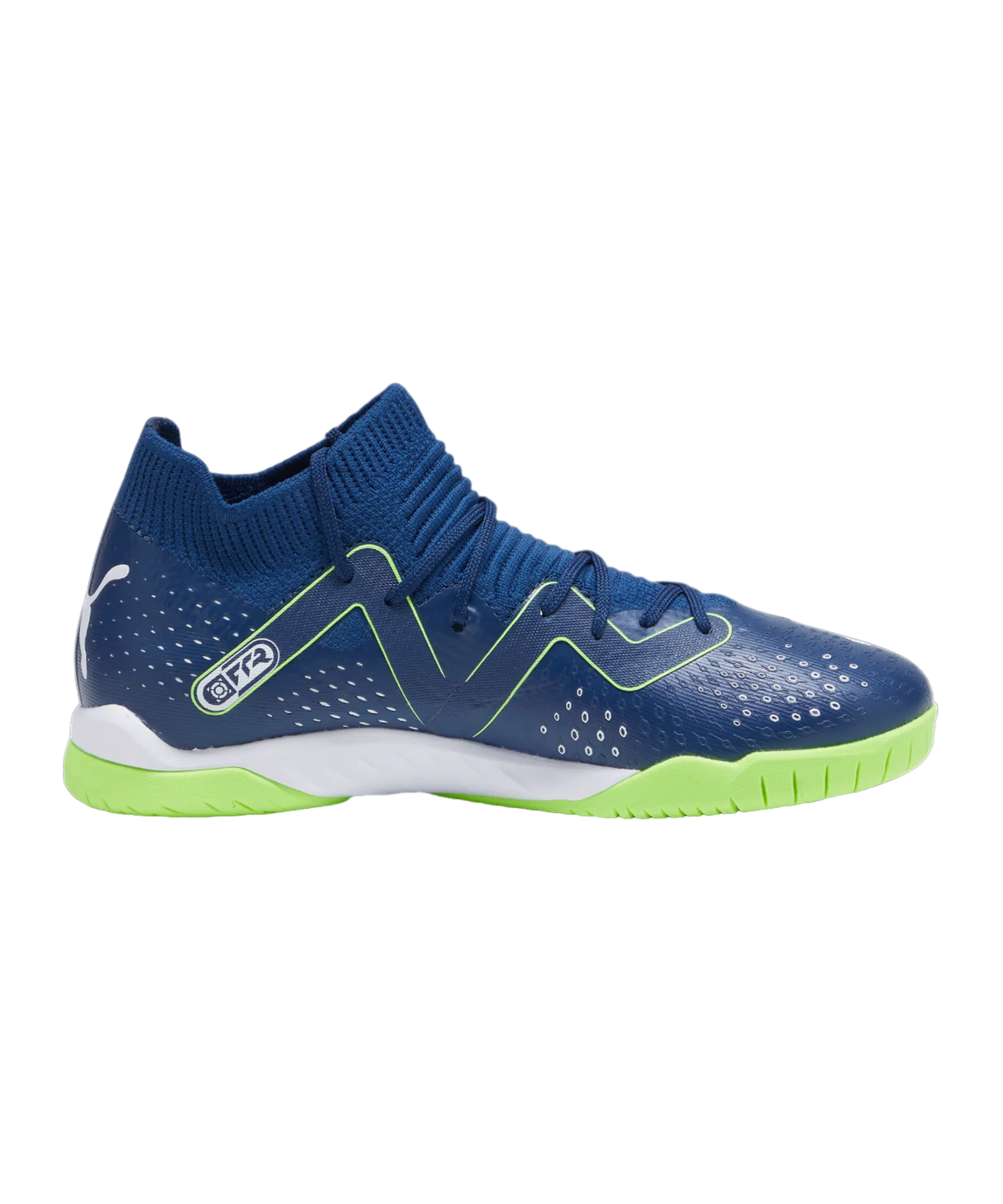 PUMA FUTURE Match+ Mid IT Halle Jr Gear Up Kids Blau F03