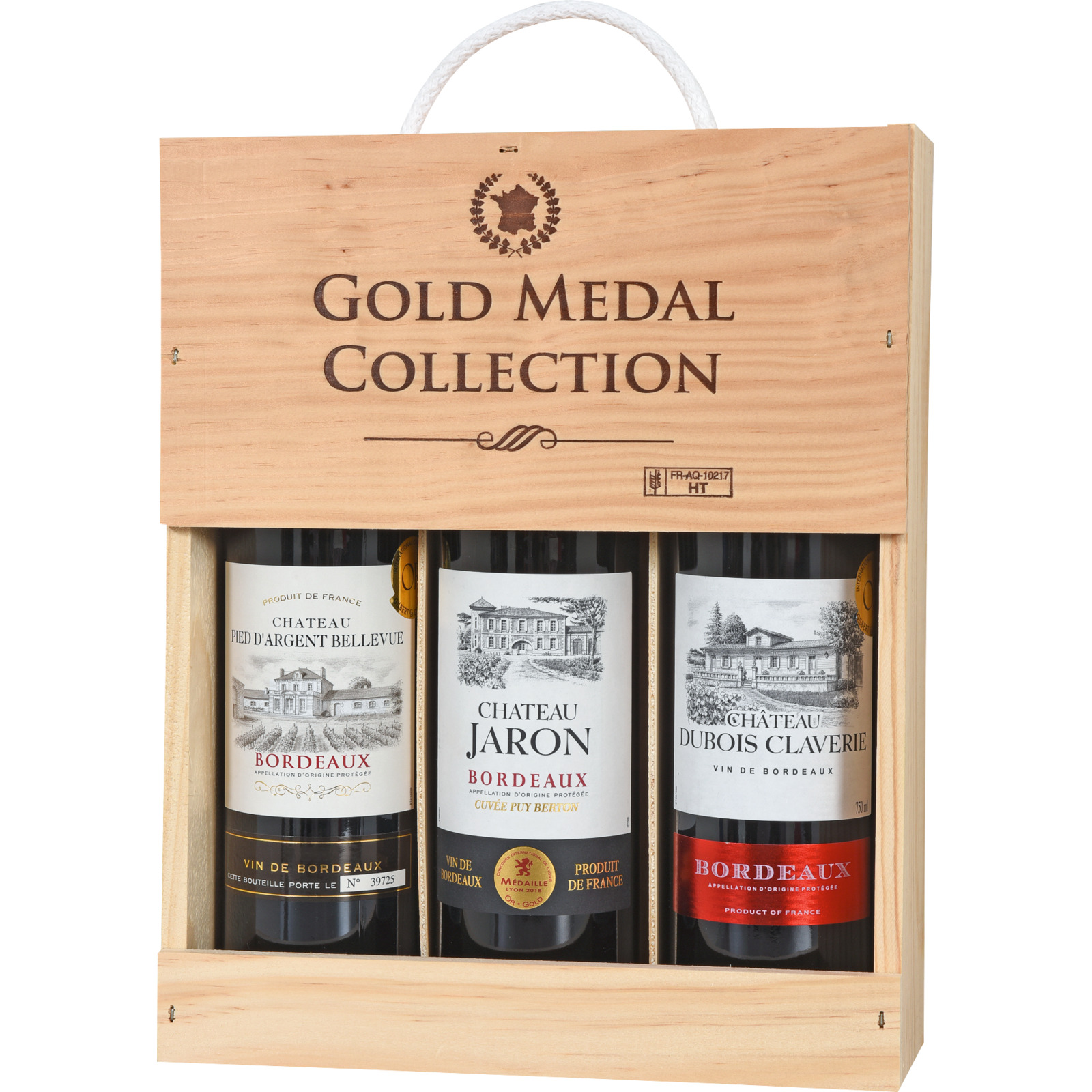 Bordeaux Gold Medal Collection 3 x 75 cl