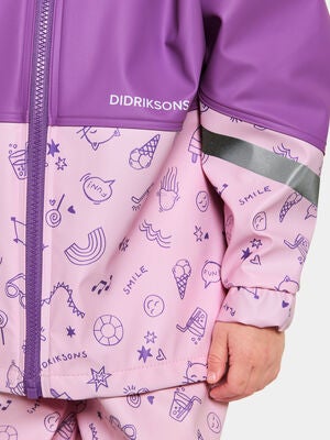 Didriksons Waterman Regnsett, Doodle Orchid Pink