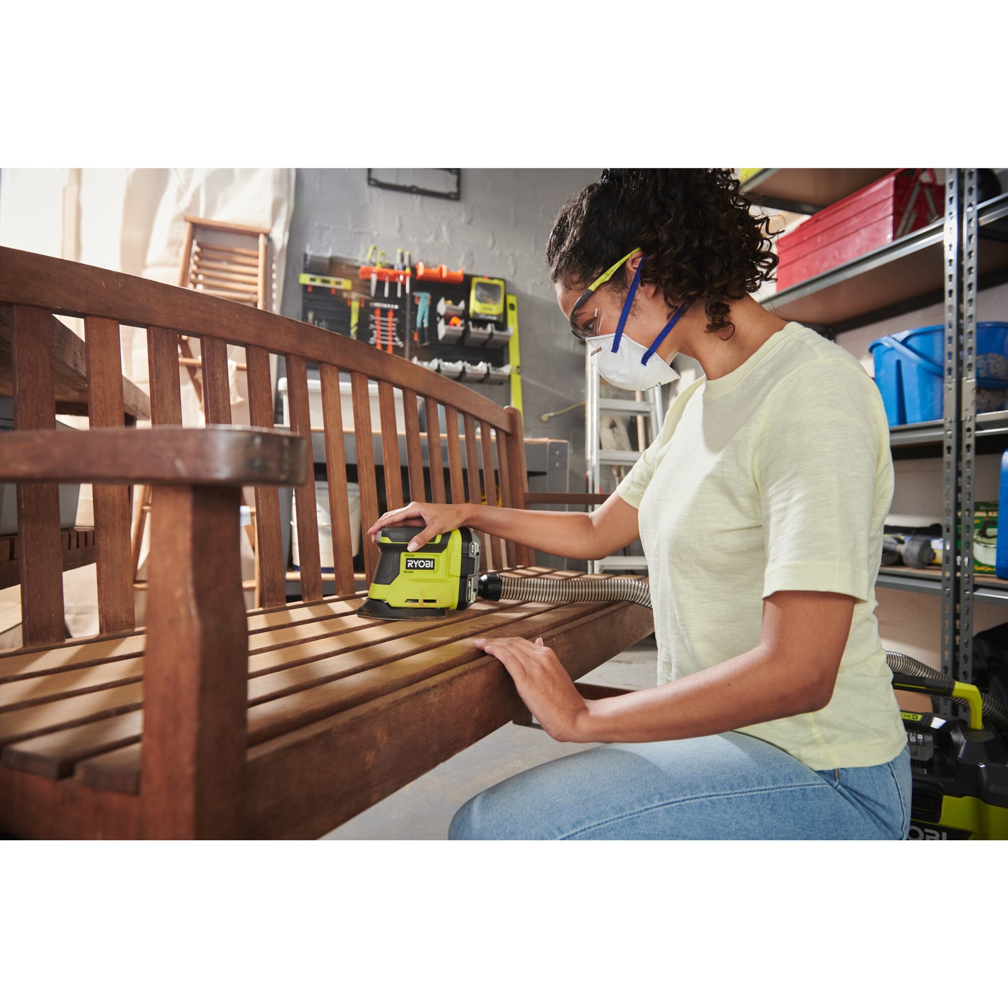 Ryobi Deltaschleifer ONE+ Akku-Deltaschleifer RPS18-0, 18Volt