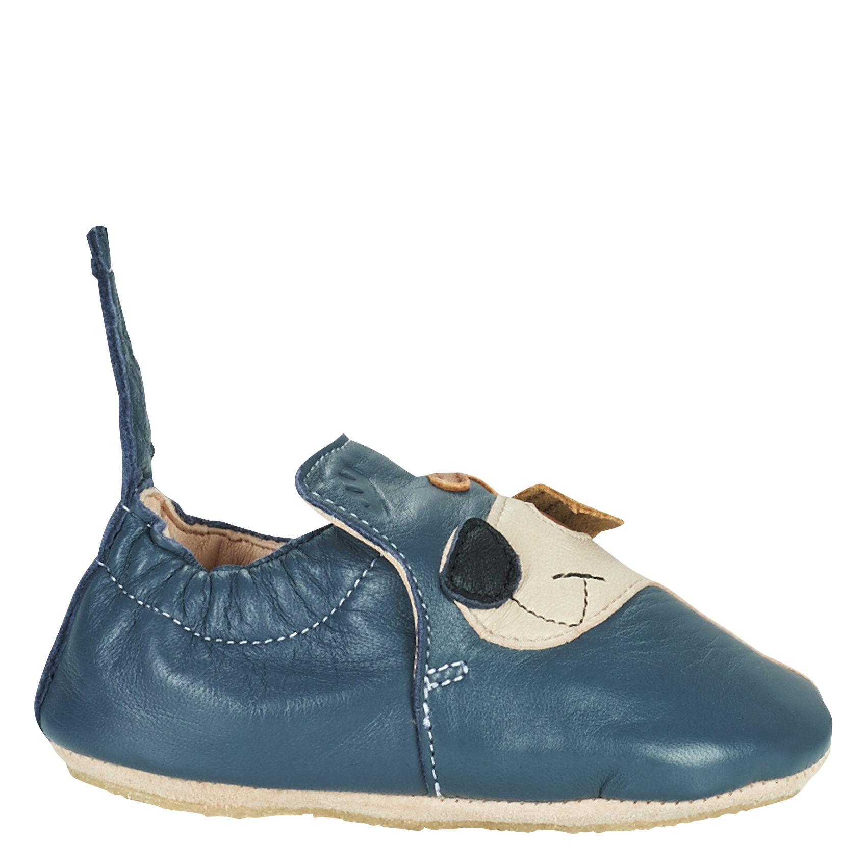 MY BLUBLU CHIEN - Chaussons en cuir | Bleu