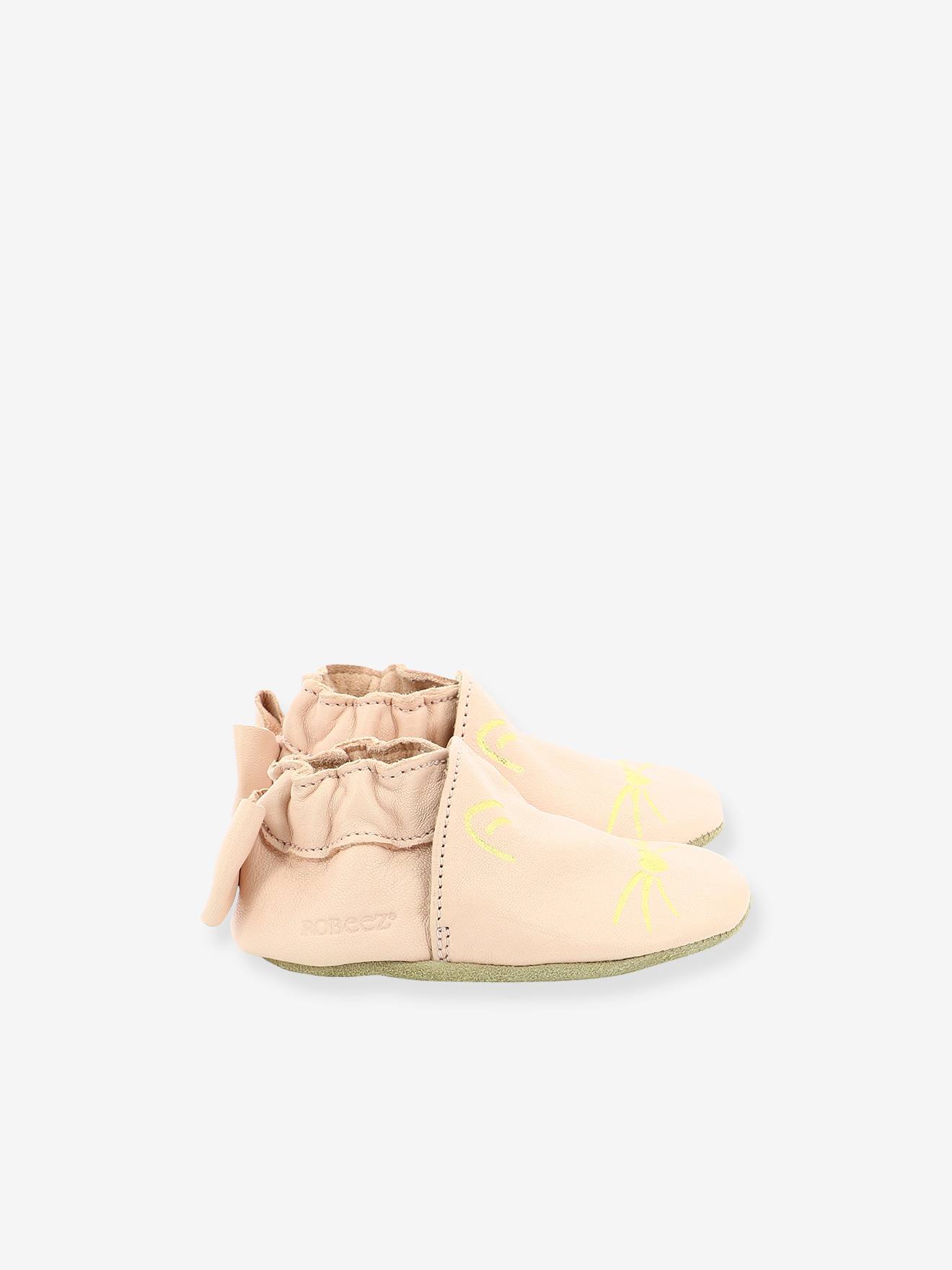 Botinhas ROBEEZ© Soft Soles Goldy Cat, azul-escuro, lisas com estampas