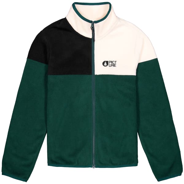 Veste polaire PICTURE PIPOA YOUTH FLEECE PONDEROSA PINE BLACK VANILLA
