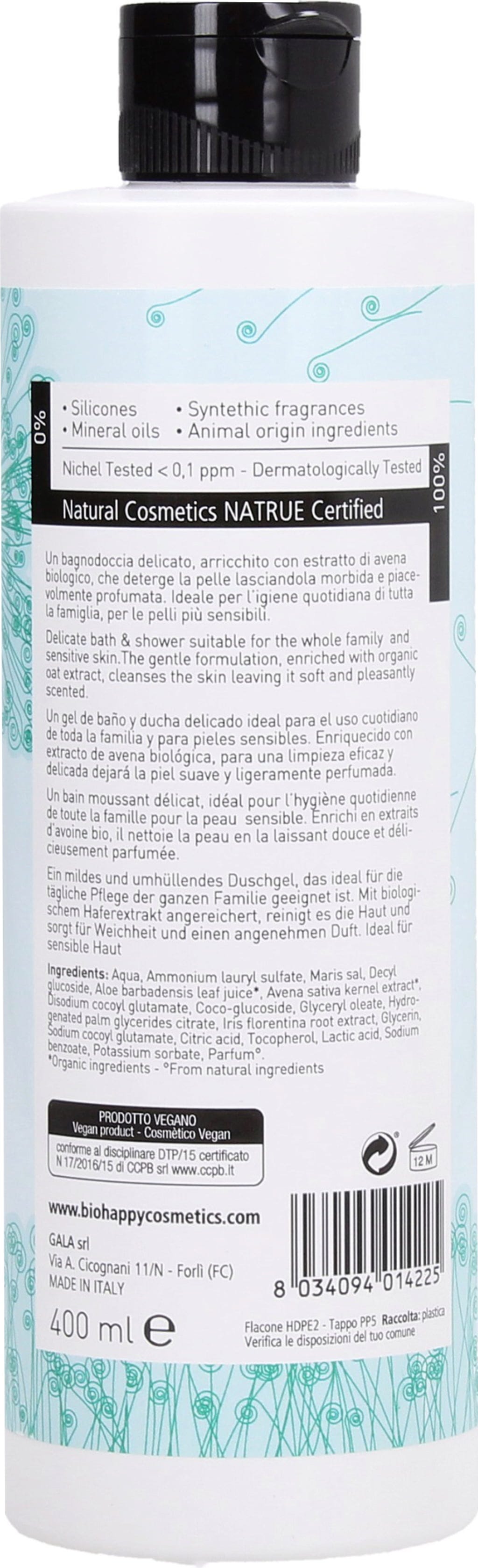 Bio Happy  Neutral & Delicate Bath & Shower, 400 ml
