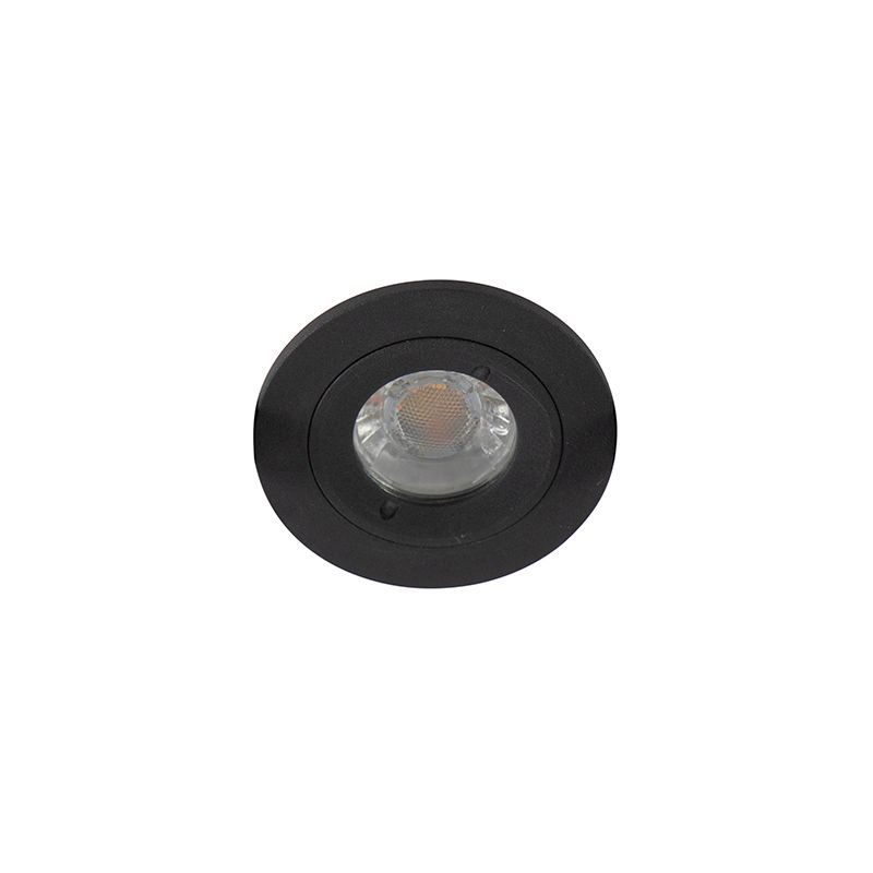 Moderne smart inbouwspot zwart rond incl. WiFi GU10 IP54 - Xena