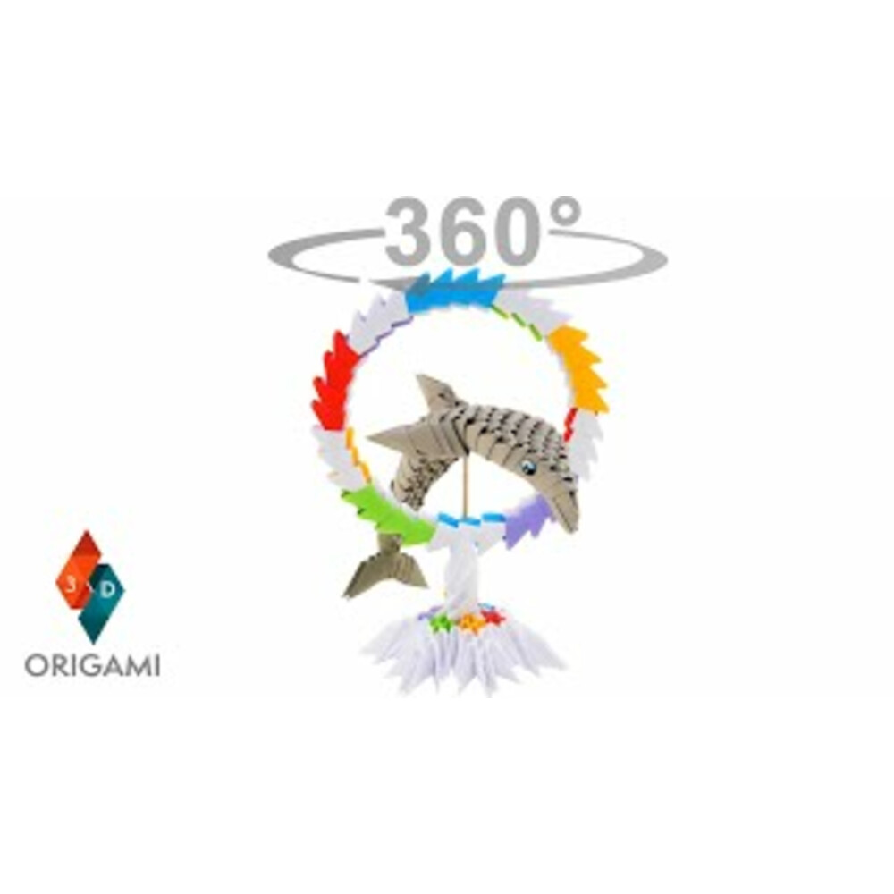 Origami 3D Dolphin 343 stukjes