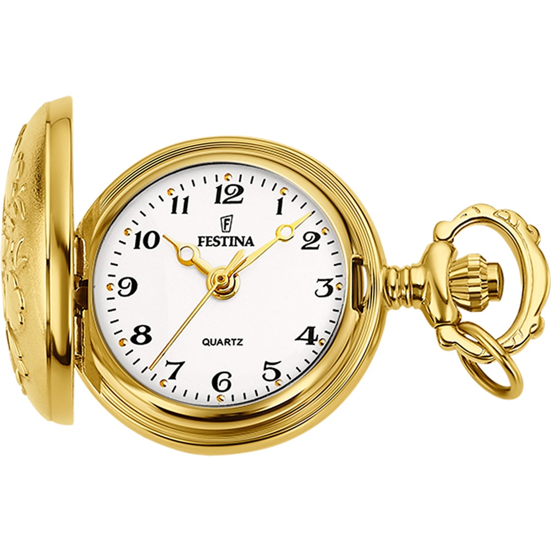 Festina Damen Taschenuhr Goldig 25mm