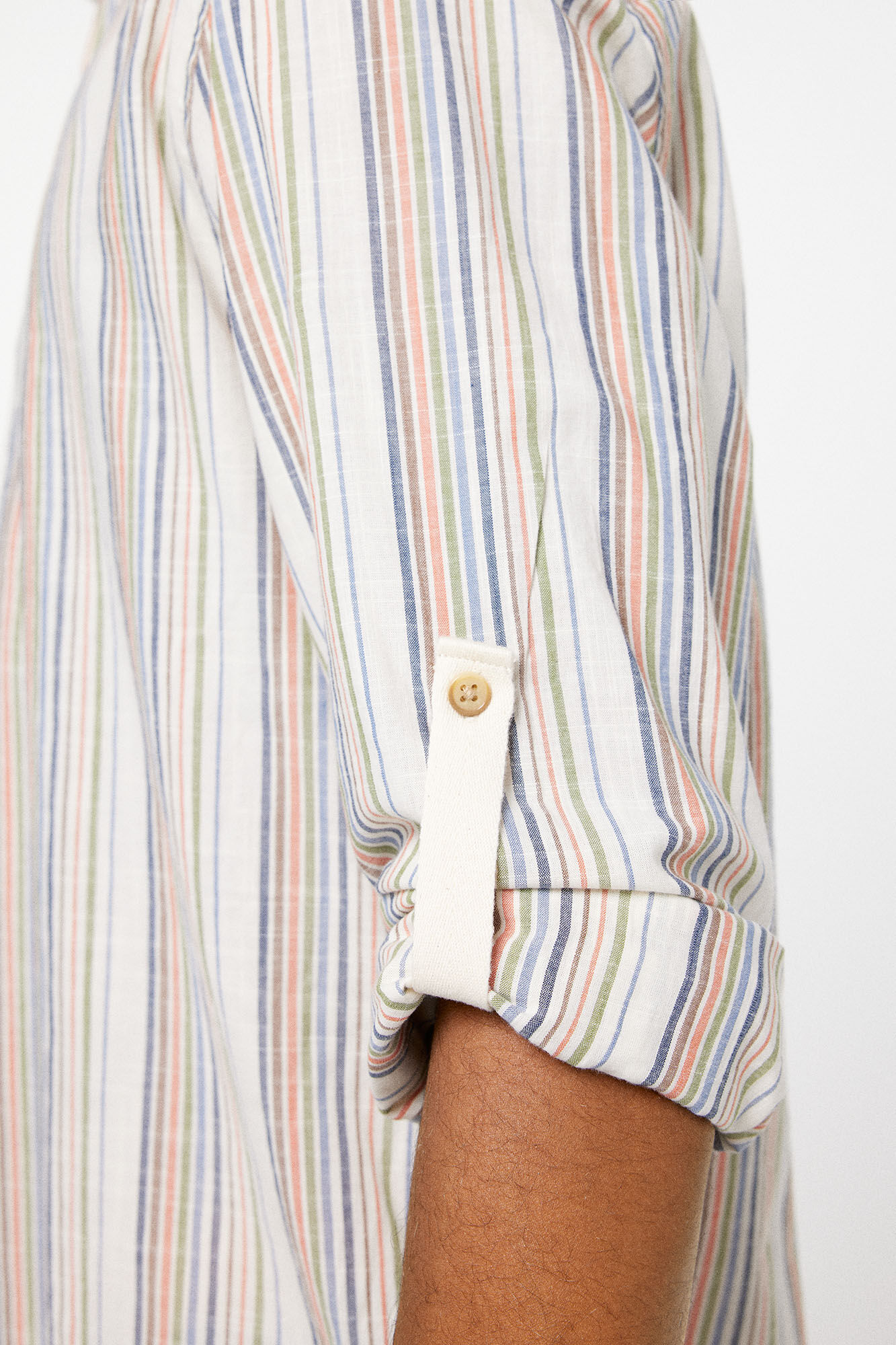 Camisa polo listrada leve