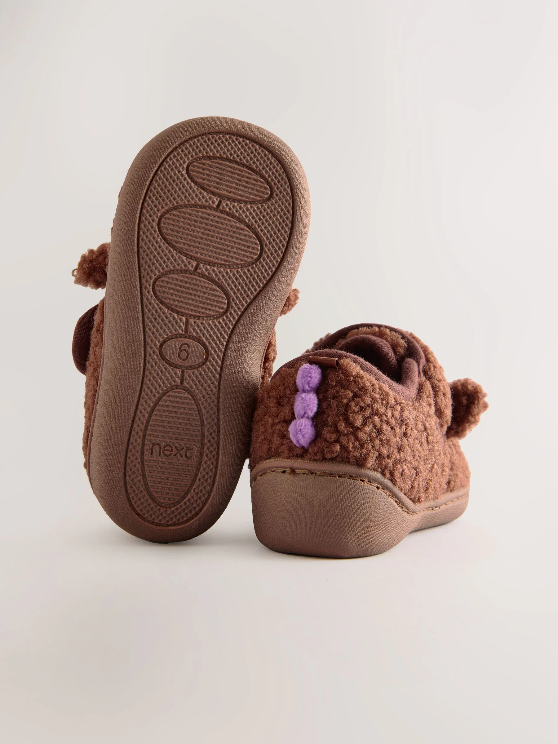 Bruin - Gruffalo pantoffels met antislip-zool