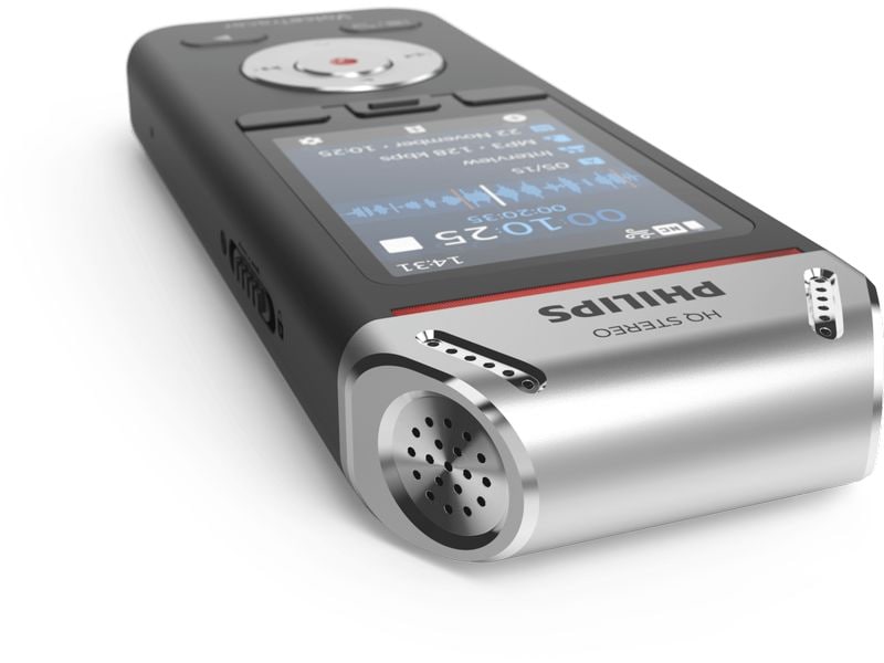 Philips Diktiergerät DVT2110 Mobiles Diktiergerät für Stereoaufnahmen