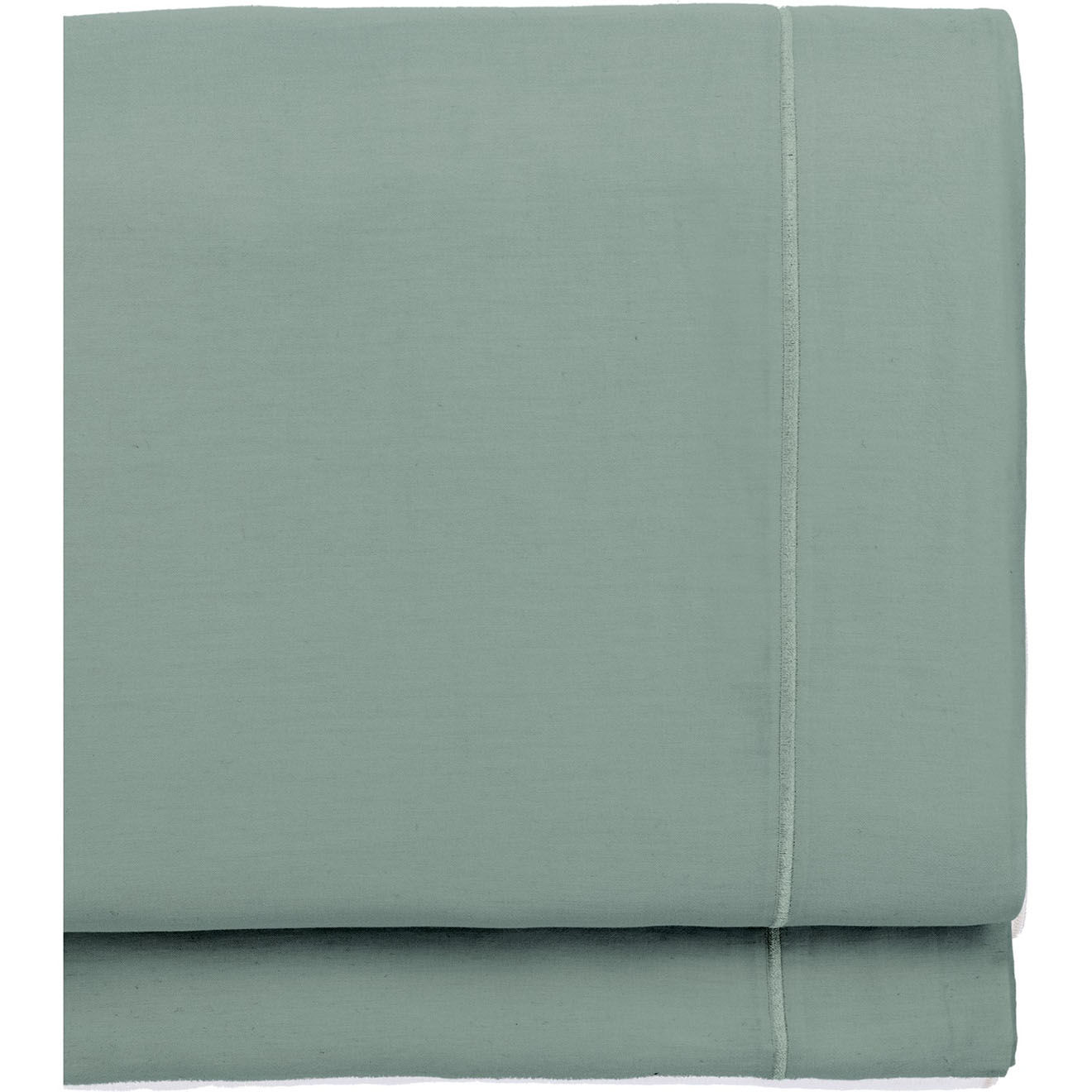 Febronie Drap plat satin de coton Julia vert pistache